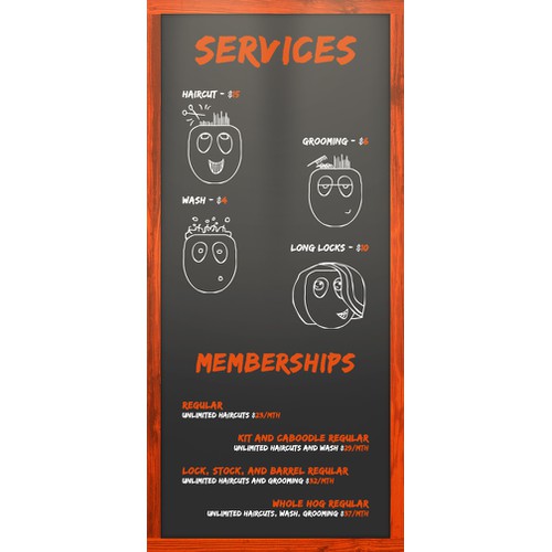 signage for Keep It Cut