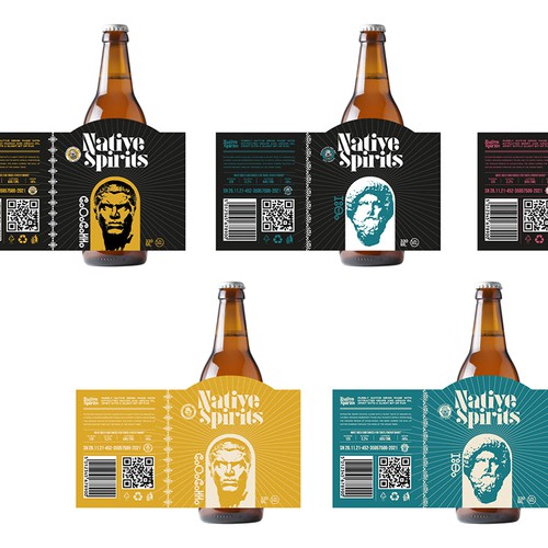 Native Spirits | Beer Label Design
