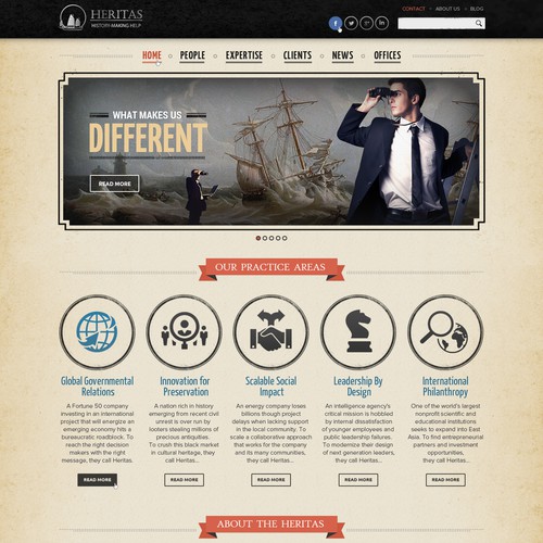 Genius Web Designer Needed for Global Strategy Firm Heritas!