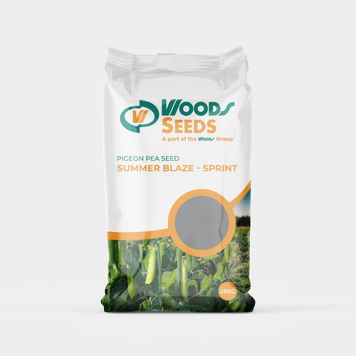 Packaging design concept for Woods Seeds