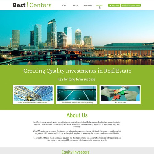 Real Estate Investment Landing Page