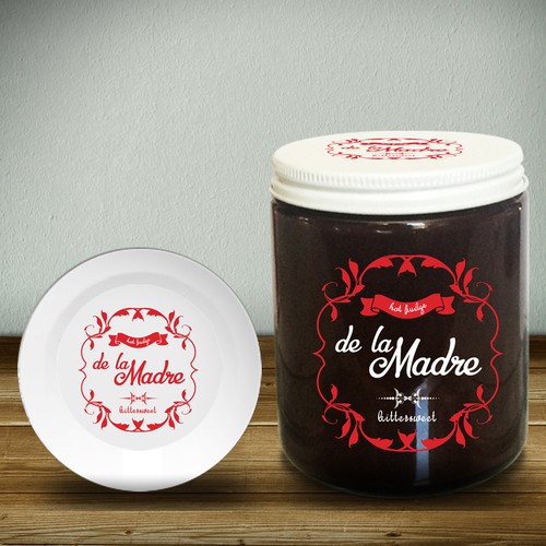 print label for Hot Fudge jar packaging