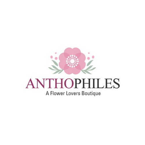 Create an upscale flower shop identity that will make people smile.