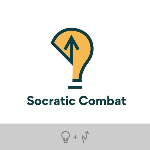 Creative logo for Socratic Combat