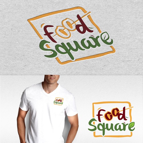 FoodSquare Logo Concept