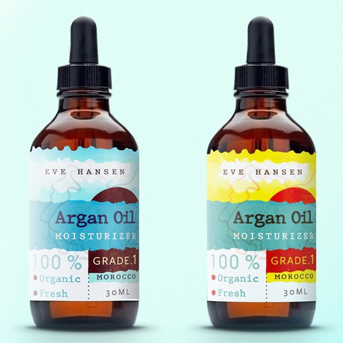 Argan Oil Label Design