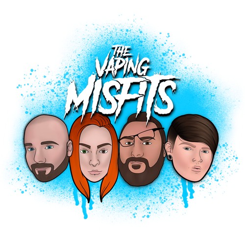 The Vaping Misfits - Head Logo