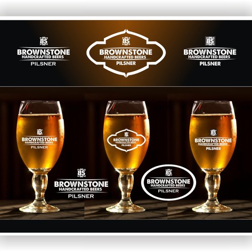 Create the next logo for Brownstone Brewing Company Sports Bar & Grill