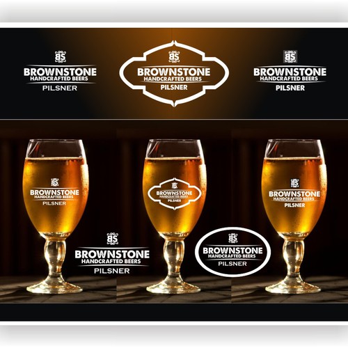 Create the next logo for Brownstone Brewing Company Sports Bar & Grill