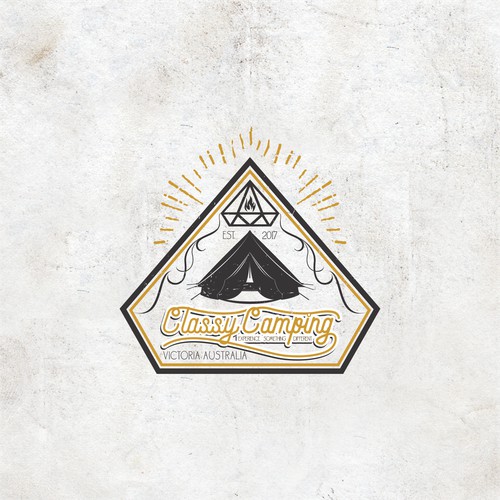 Classy Camping Lopgo Design