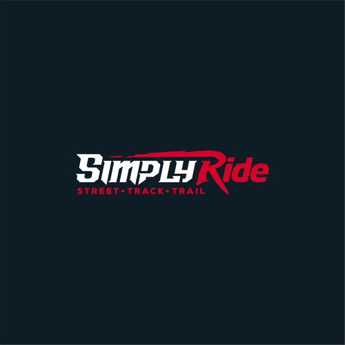 Custom font logo for motorcycle industry