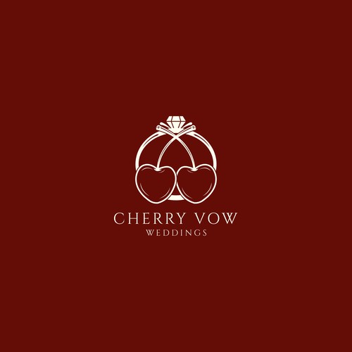 Editorial Micro-Wedding Brand Seeking Timeless, Modern Logo (Cherry-Centric)