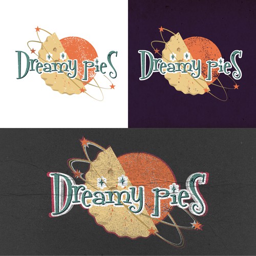 Retro, Funky logo for pie company