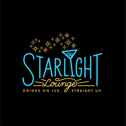 Hand-Lettered Logo for New Orleans Lounge