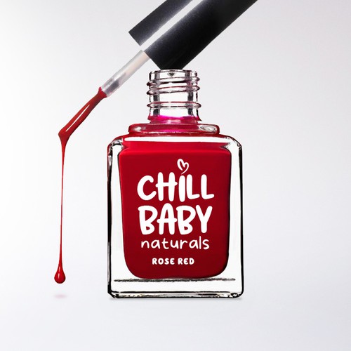 Chill Baby Naturals Logo for Cosmetics Brand