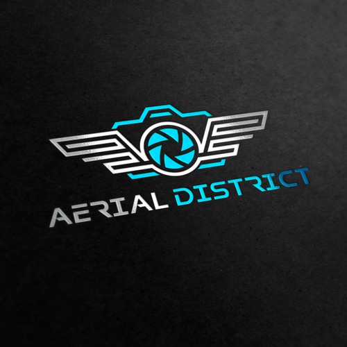 Logo for aerial photography company