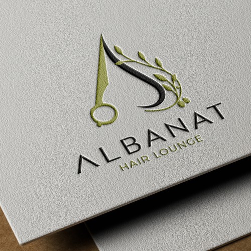 Albanat hair logo