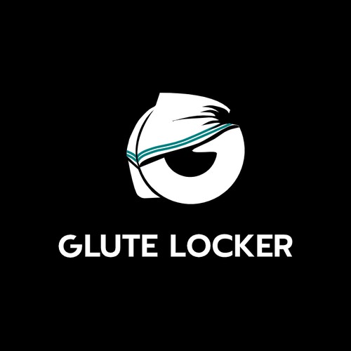 Glute Locker Logo Design 