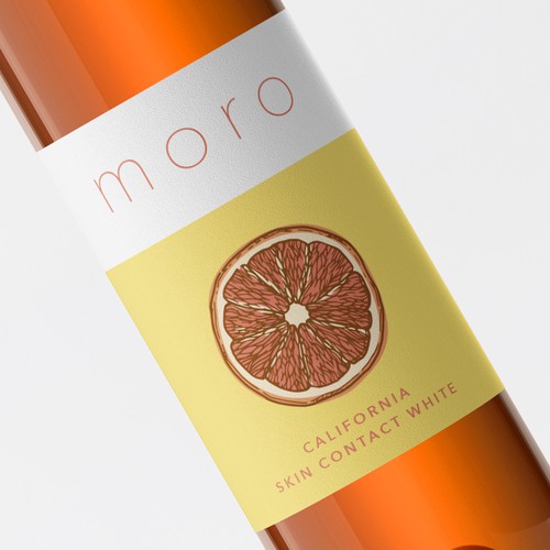 Refinement of a "Orange Wine" label. 