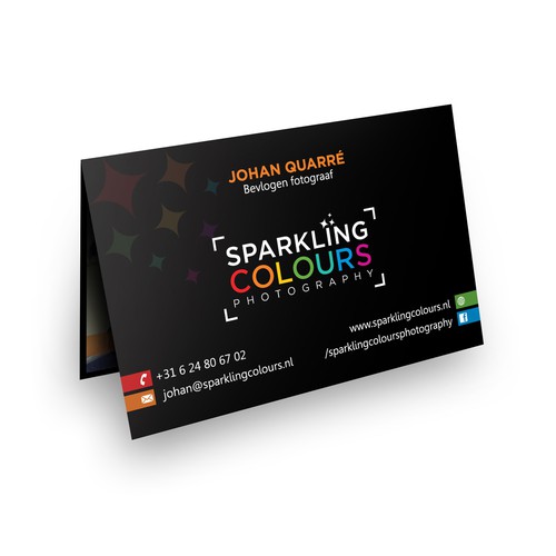 Logo & Business card for Sparkling Colours Photography