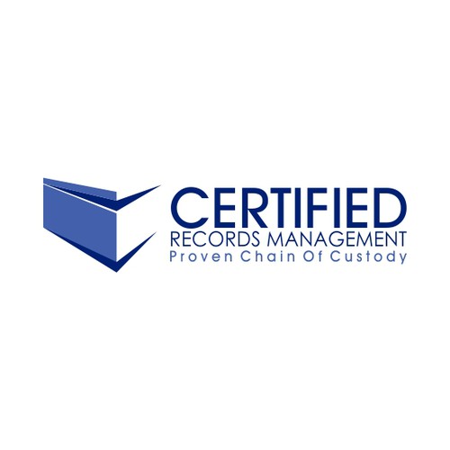 Create the next logo for CERTIFIED Records Management