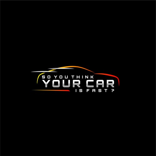 Logo for car racing podcast