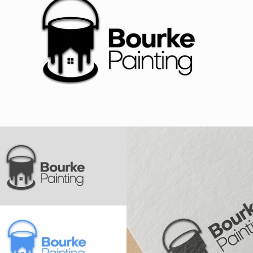 Logo concept for home painting