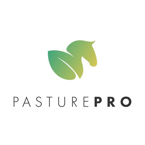 Modern and sleek logo for a pasture management brand