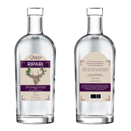 Liqueur Label