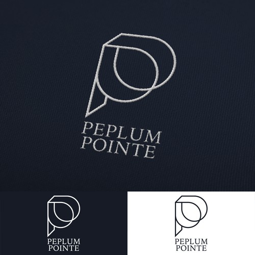 Logo concept for PEPLUM POINTE