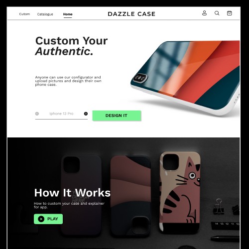 Custom Case Web Design