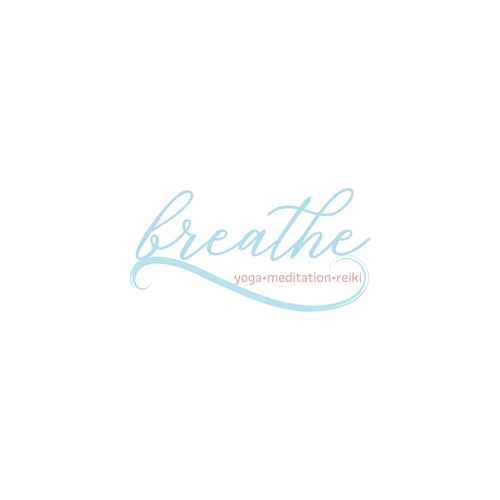 Feminine logo for a yoga practice