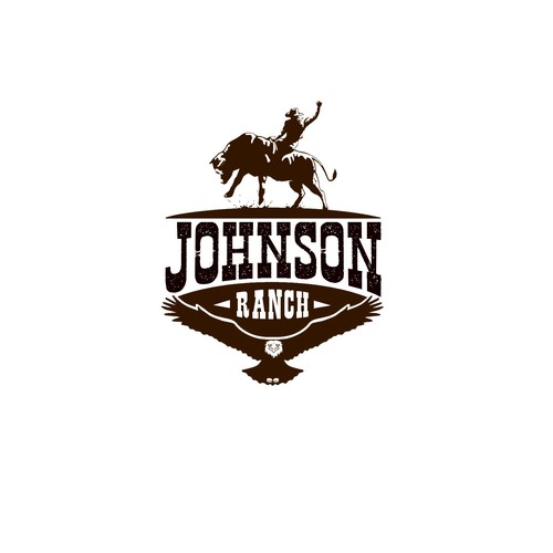 Bold logo concept for Johnson Ranch
