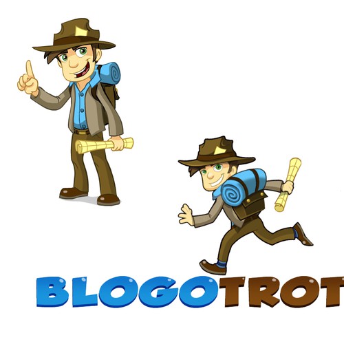 Character Logo for Blogotrotter.com - ***NOW GUARANTEED***