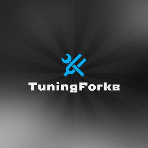 Logo design for digital agency named Tuning Forke