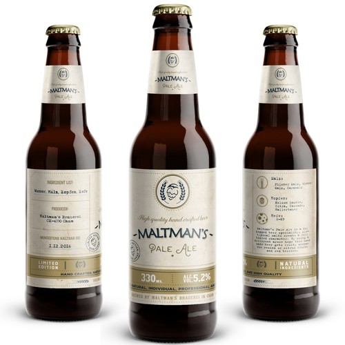 Beer label.