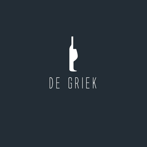 Logo for a Greek (wine) restaurant