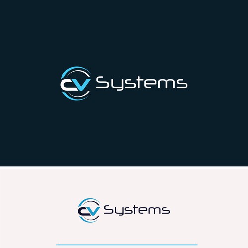 CV System Brand Logo Design
