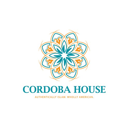 elegant, contemporary Islamic-Spain Art inspired logo for Cordoba House