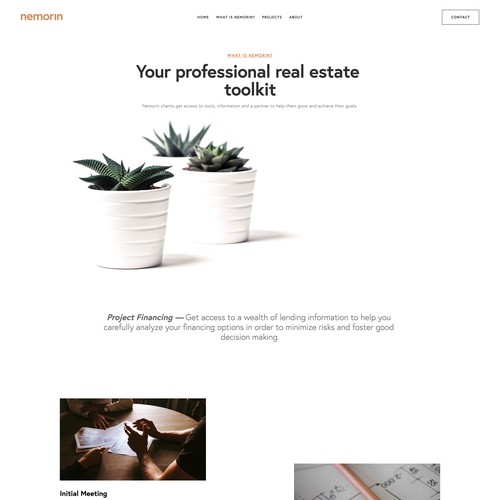 Nemorin Group — Real Estate Project Management Website