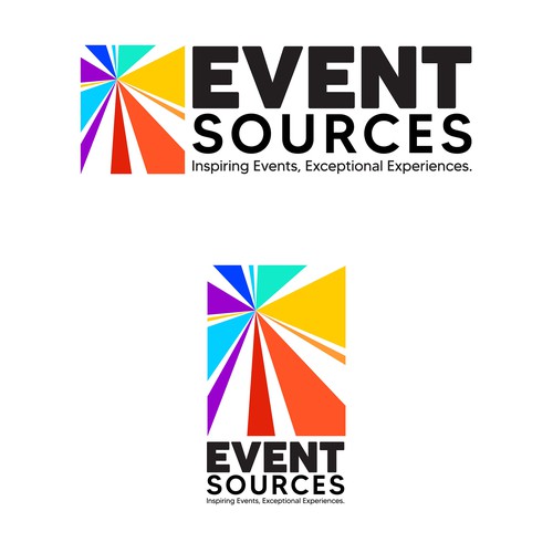 Vibrant logo for Events Management Company