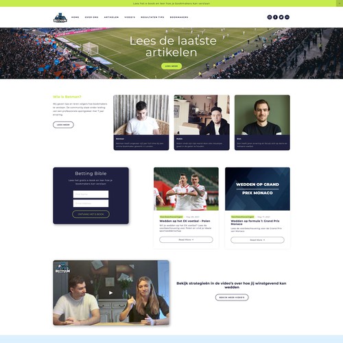 Modern Sports Betting Site