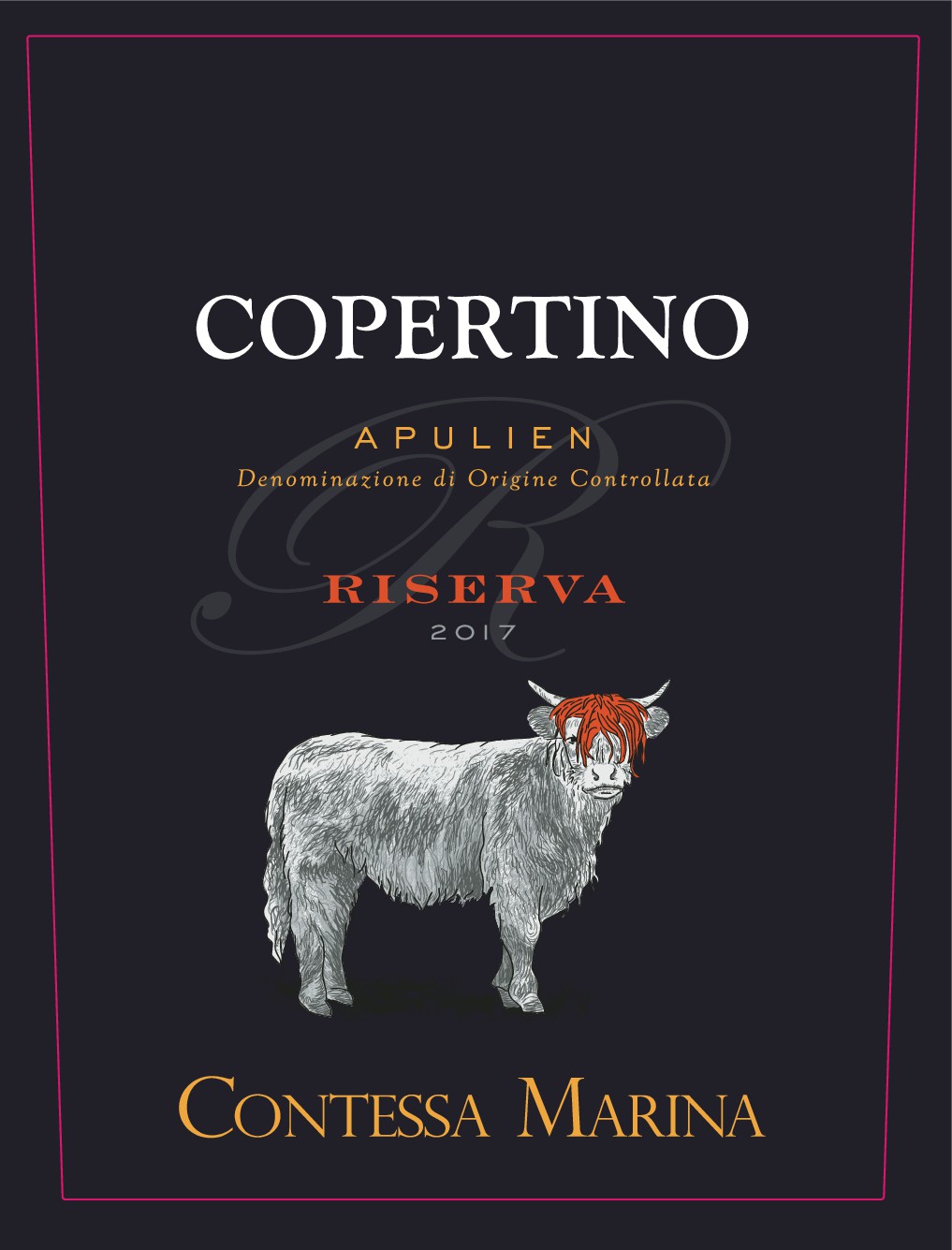 Wine Label "Nero d´Avola Riserva"