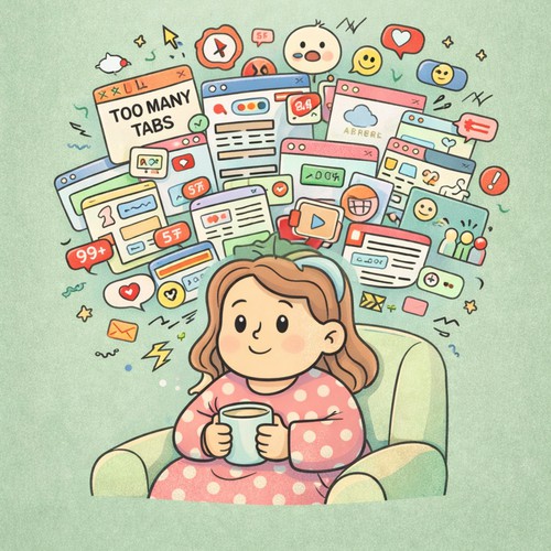 Overstimulated: A Coloring Book for People Who Need Everyone to Be Quieter by Emotionally Literate Press