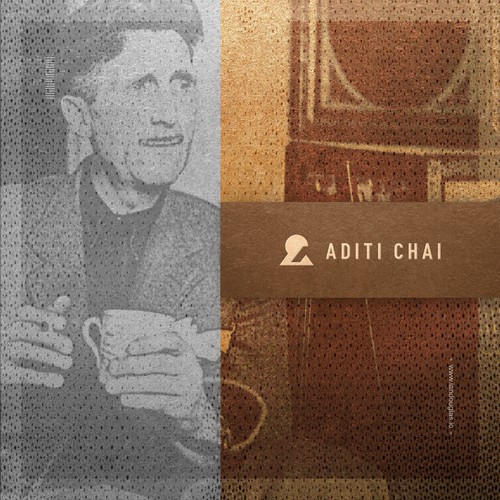 Minimalist mark for a new brand of tea