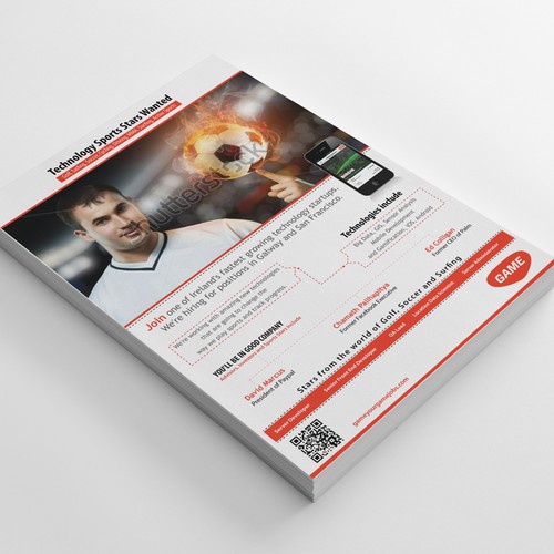 Create an amazing job advertisement for GameYourGame