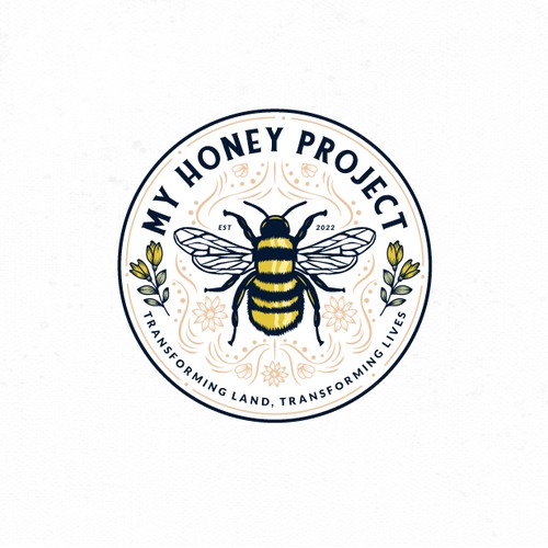 Logo and social media pack for Honey Project.