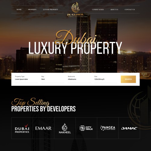 Luxury Real-estate Web design