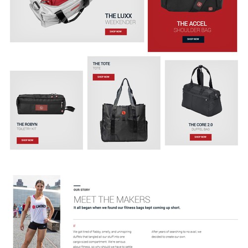 Athletic Bags Shopping Site