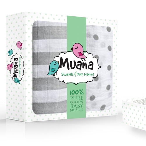 baby muslin packaging